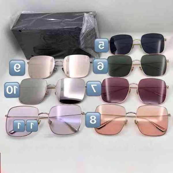 

50% discount for factory direct salescd women 2021 new stars same style large frame round thin fashion men's online popular p sunglasse, White;black