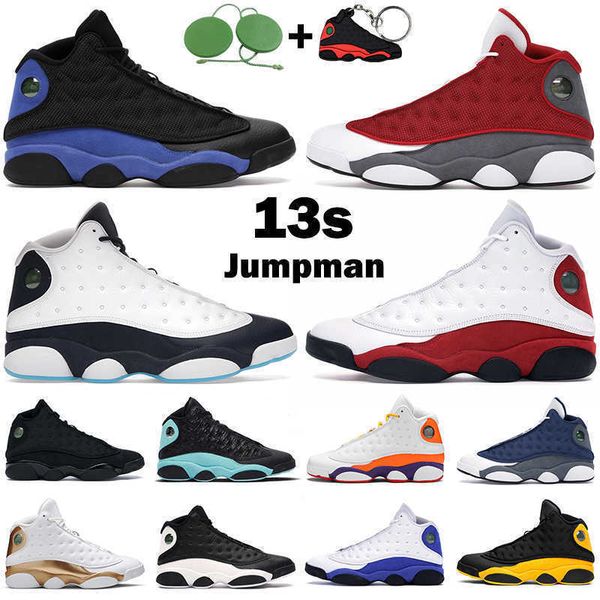 

basketball shoes men women jumpman 13s 13 obsidian powder blue black hyper royal red flint court purple starfish cat mens trainers sport sne