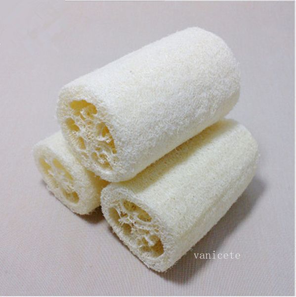 10cm Doğal Flatten LOOFAH YOLU TEMİZLEME FIRCH BIÇOLU BAĞLANIR YIKAMA LOOFAH SÜCÜ BAVI DUYA ARAÇI ZC1263