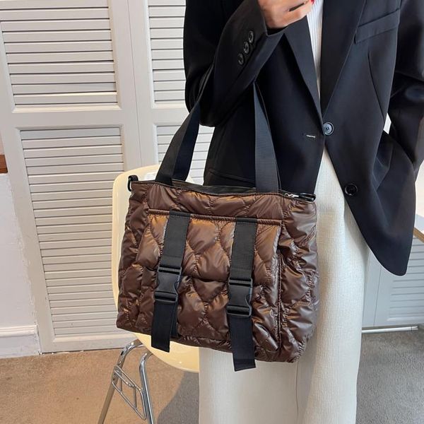 

down women's messenger bag large capacity female shopper tote designer handbags for women