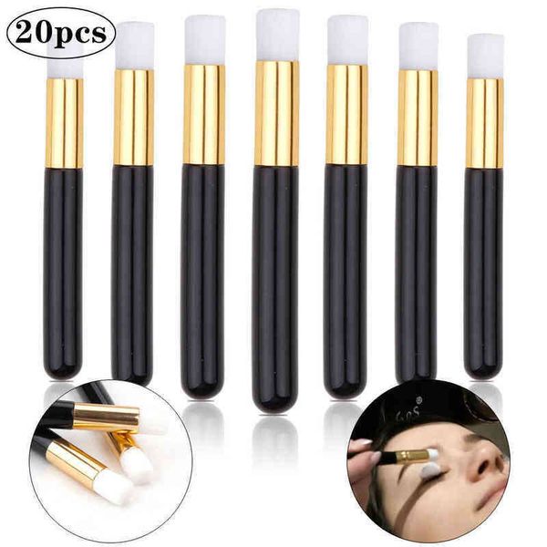 

51020pcs eyelash cleaning brush professional lash shampoo eyebrow blackhead nose washing makeup extensions tools 0308