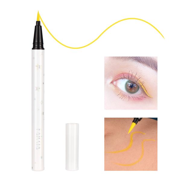 

waterproof non-smudge color eyeliner #07 goose yellow 1pc