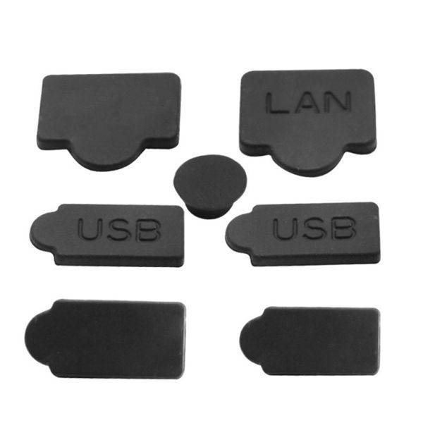 Tappi antipolvere in silicone Lan Type-C USB Dock Tappi antipolvere Shell per accessori per console di gioco PS5