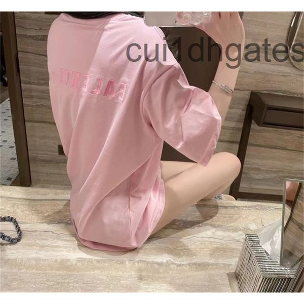 

2022 designer bb t shirt and shirts europe 2022 paris fashion front back embroidered lettered printed loos, White;black