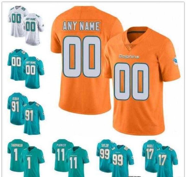 

MD Mens Women Youth Kids Team Player Game Jersey All Stitched Wholesale American Football Jerseys Sports Outdoor Athletic Apparel Aqua Embroidered 4XL 5XL 6XL, Color