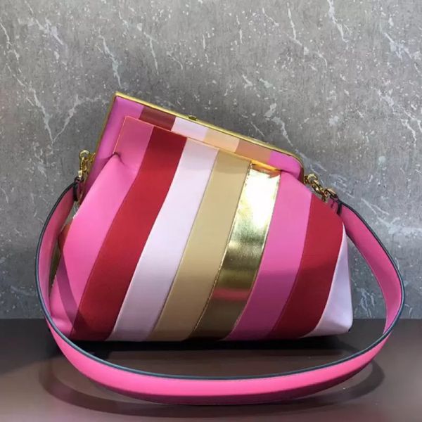 

patchwork cloud bag shoulder bags diagonal cross hand wallet napa soft leather lining canvas letter panelled striped purse