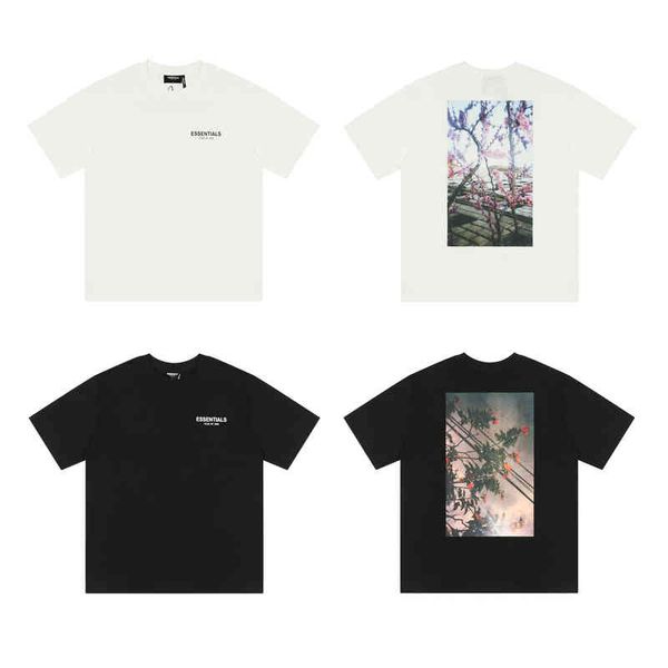 

tide brand thread fog tide loose men's sleeve high street t-shirt 2022 luxury brand fashion design sweatshirts, White;black