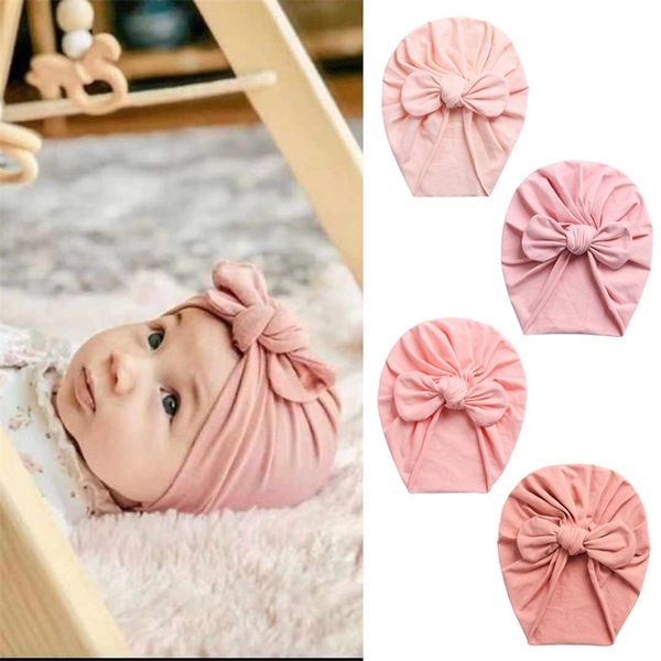 Topi Indian Hangat Simpul Telinga Kelinci Bandana Bayi Ikat Kepala Serban Aksesoris Pita Kepala Anak Perempuan Bandana Penutup Kepala 220611