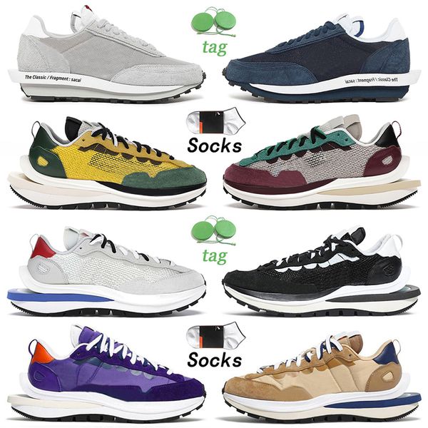 

2022 new sports running shoes waffle sneakers fragment blue void cool grey tour yellow villain red royal fuchsia pure platinum sesame mens w