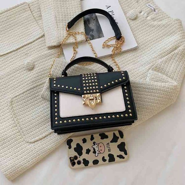 

55% off discount 2022 summer new personalized fashion simple single shoulder bag small square magnetic buckle chain versatile messenger cros