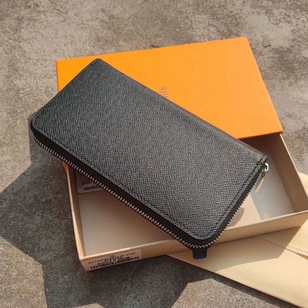 

women long organizer wallet solid color hasp mini wallets womens bags wholesale credit card genuine leather black l221, Red;black
