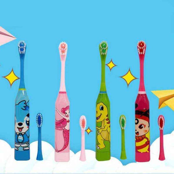 

toothbrush sonic electric children's toothbrush soft bristles cartoon design whitening teeth 0312