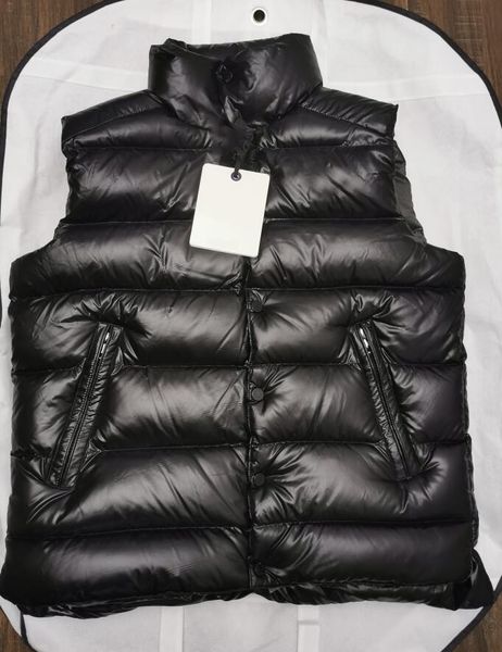 

fashion mens vest down cotton waistcoat designs men and women's sleeveless black puffer jacket autumn winter casual coats couples vests, Black;white
