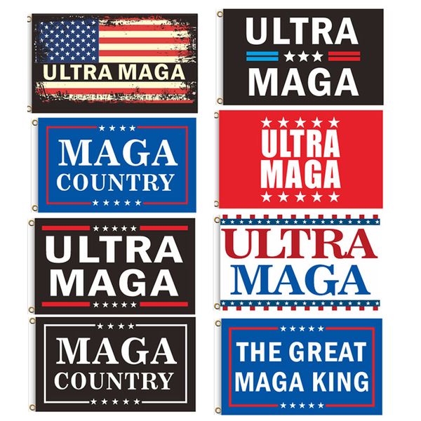 

2024 trump maga flag 150x90cm election banner save america again flags