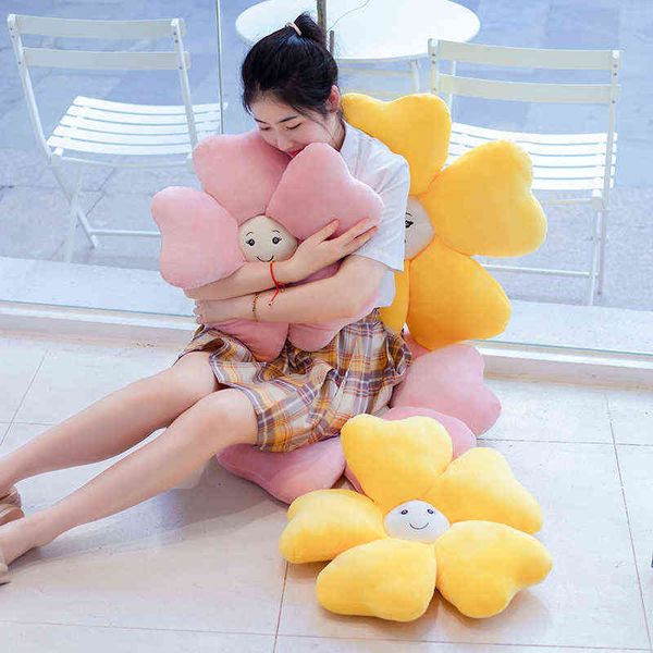 ПК CM Kawaii Smile Mart Mat Plush Cushion красивые растения цветы игрушки фаршированные для домашнего декора подарки J220704