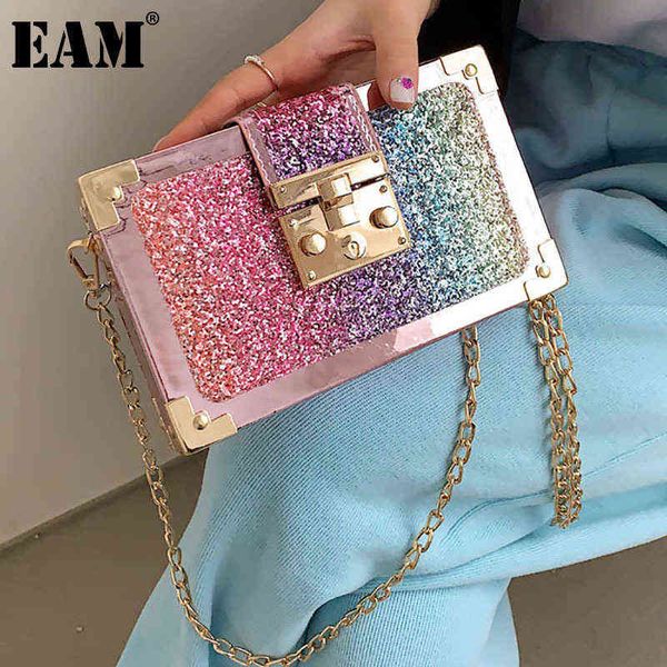 

evening bags [eam] luxury designer evening bag women wedding shiny handbags fashion trend protable chains messenger bags 18b0741 220316