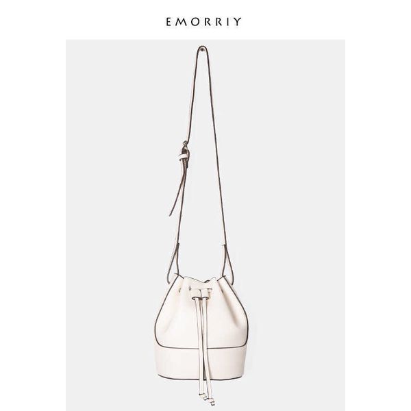

bag women's new korean fashion trend niche design single shoulder messenger large capacity drawstring splicing bucket