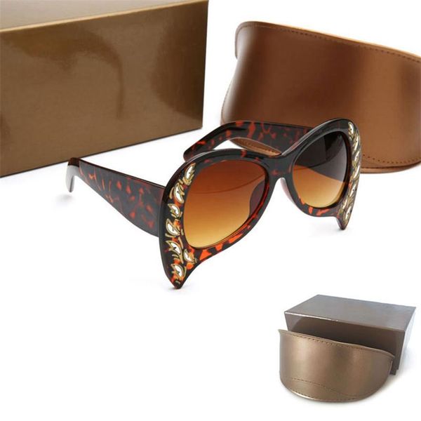 

womans sunglasses luxury mens sun glasses uv protection men designer eyeglass gradient metal hinge fashion women spec348b, White;black