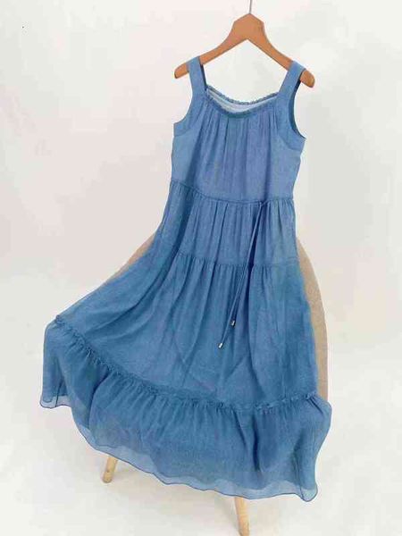 

casual dresses channel xiaohe ic crepe silk vest dress summer, Black;gray