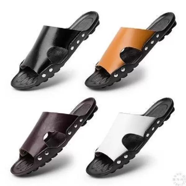 

luxury sandals summer slipper women leather mules squared sole the lido sandal party slippers outdoor shoes with box, Black