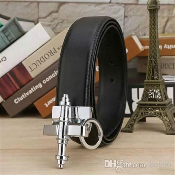 

classic style buckle with 20 models mens womens riem real picture 105cm-125cm not with box as a gift 699817290d, Black;brown