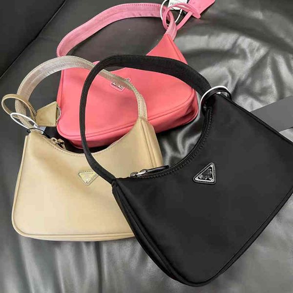 

new hobo armpit bag waterproof nylon stick bag half moon inverted triangular hand shoulder women's bag outlett56s