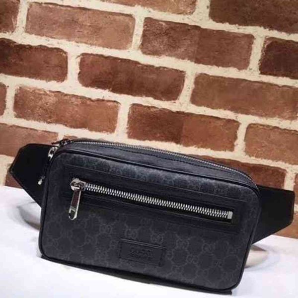 

designers big brand authentic bagsgrade night courrier soft mens belt bag luxury bags, Black;red