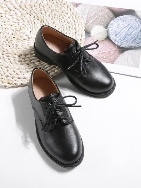 

boys minimalist oxfords flats she, Black;grey