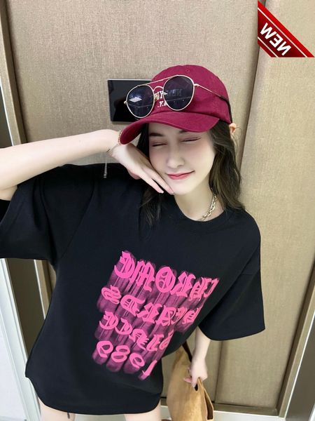 

50% off discount ch crowe new summer trendy cool fashion letter shalo dyed sanskrit loose slim short sleeve t-shirt factory direct sale, White;black