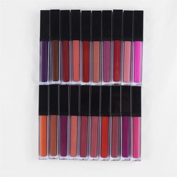 

whole cosmetics waterproof natural 20 colors liquid matte lip gloss private label makeup lipgloss lipsticks nude color lips ma3230