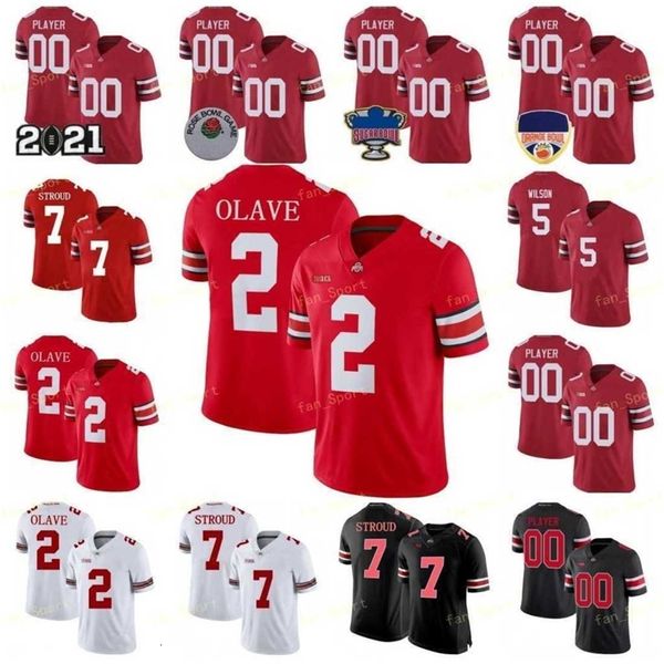 Nik1 Custom Ohio State Buckeyes Football Jersey 15 Иезекииль Эллиот 4 Джулиан Флеминг 2 Чейз Янг 2 J.K. Доббинс 33 Мастер Тиг III 18 Марвин