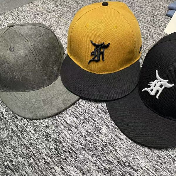

high street suede embroidered cap baseball caps hats, Blue;gray