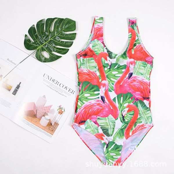 

bikinis set one-piece swimsuit women's spring printed