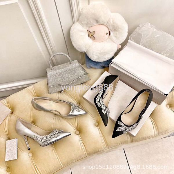 

dress shoes french high-heeled single shoes women's thin heeled with pointed ends and sandals for women, Black