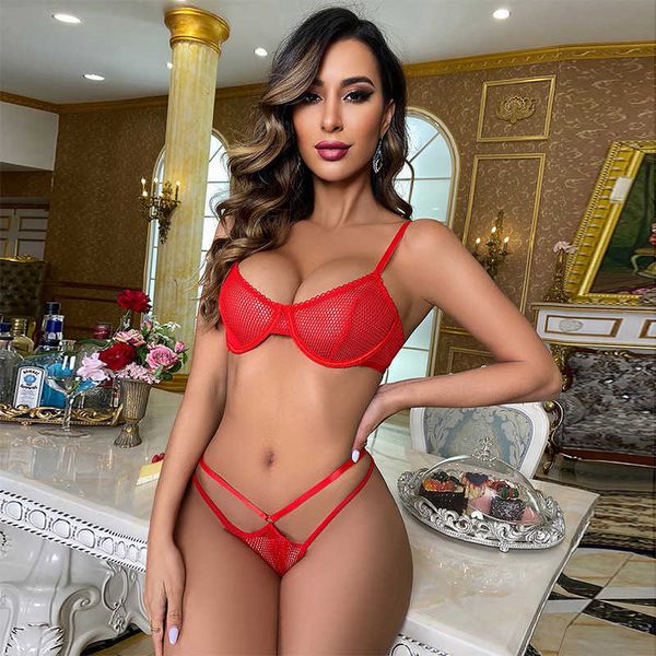 

new french bra set red ultra-thin women's underwear 21255, Black;white