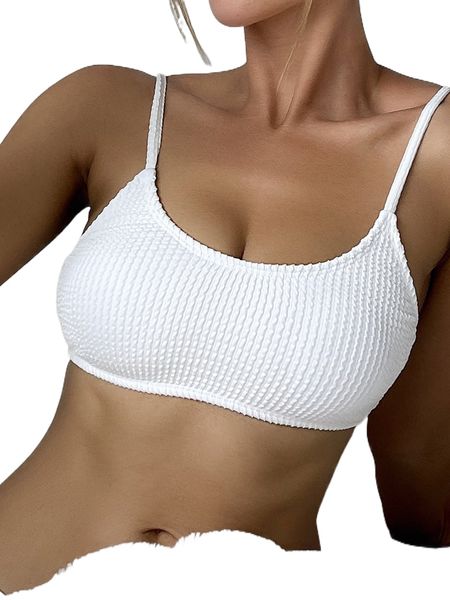 

plain textured bikini n0hj#, White;black