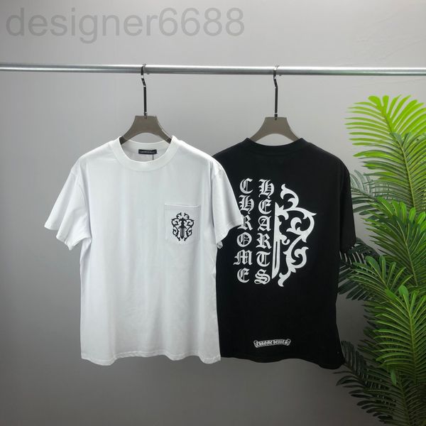 

men's t-shirts designer spring / summer ch crowe short sleeve t-shirt men's pullover cross sanskrit printing brand abr1, White;black