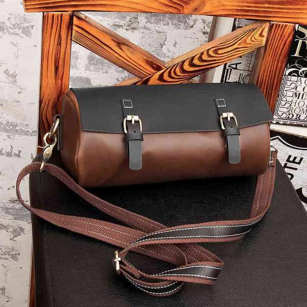 

pu shoulder bag korean men's leisure messenger bag outdoor shoulder bag 220623