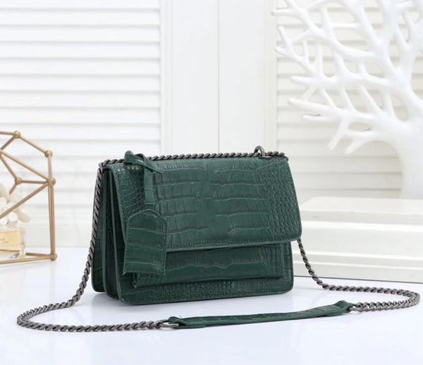 

2022 alligator letter shoulder bags designer women handbags purses chain crossbody bag fashion ladies small phone bag with high quality