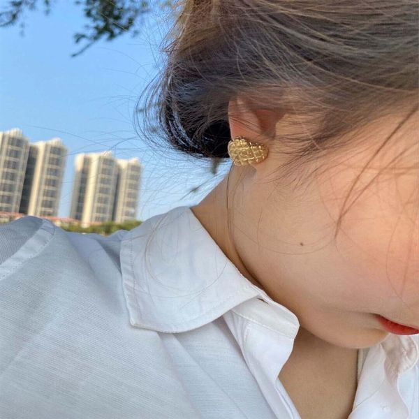 

2021 fashion style charm stud earring heart shape in 18k gold plated for women wedding jewelry gift ps3902301y, Golden