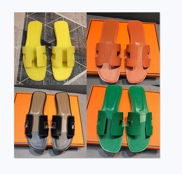 

fashion slippers designer luxury milano sandals summer casual women flip flops lady shoes flat ladies loafer genuine patent leather slippers, Black