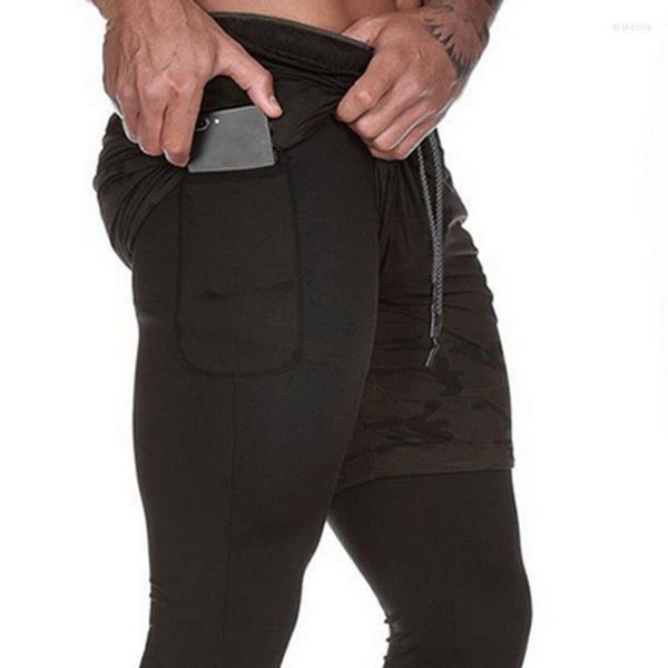 Männer Hosen Schöne Männer Sommer Fitness Jogger Gymwear Herren Kompression Sporting Mit Integrierten Taschen Bodybuilding Leggings Drak22