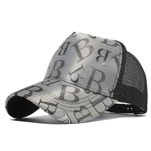 Men Letter Logo Hat Hat da Fashion Fashion Summer Summer Baseball Baseball Tide Street Protedor solar Chapéu Sun Cap Women Women