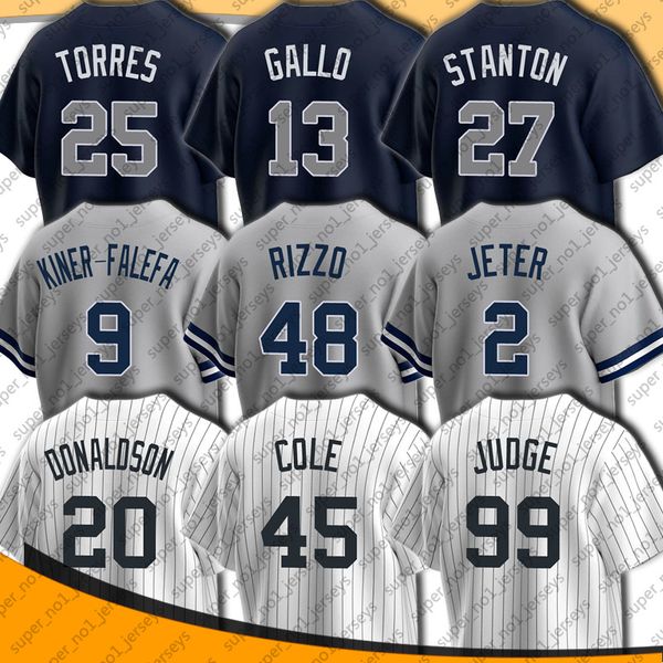 

new 48 anthony rizzo york 99 aaron judge baseball jerseys 45 gerrit cole jersey 2 derek jeter sanchez men16 25 gleyber torres 42 mariano riv, Blue;black