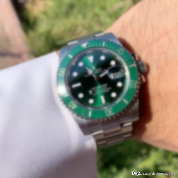 

rolexwatch aaa rolex 40mm men watches band automatic menchanical movement stainless steel sapphire glass with original green boxes r1, Black;brown