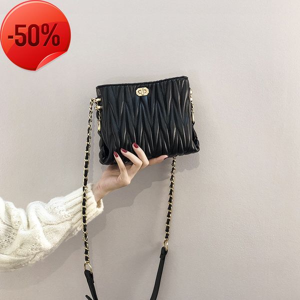 

luxury designerwomen's 2022 small women's autumn and winter new temperament fashion chain messenger bucket bag
