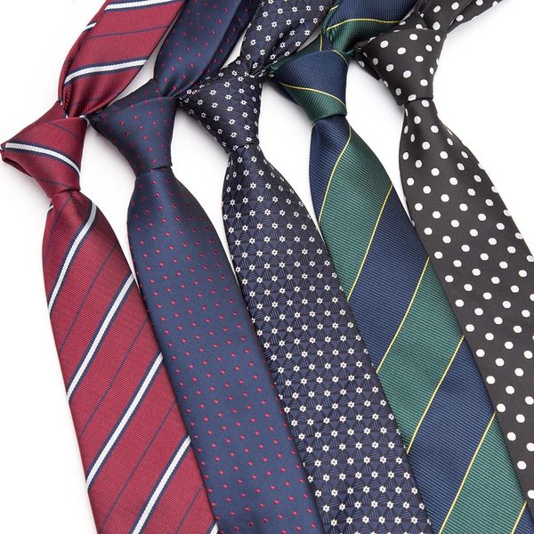 

men necktie striped business 7cm tie mens wedding parties dress jacquard ties gravatas para homens bowtie slim shirt, Black;gray