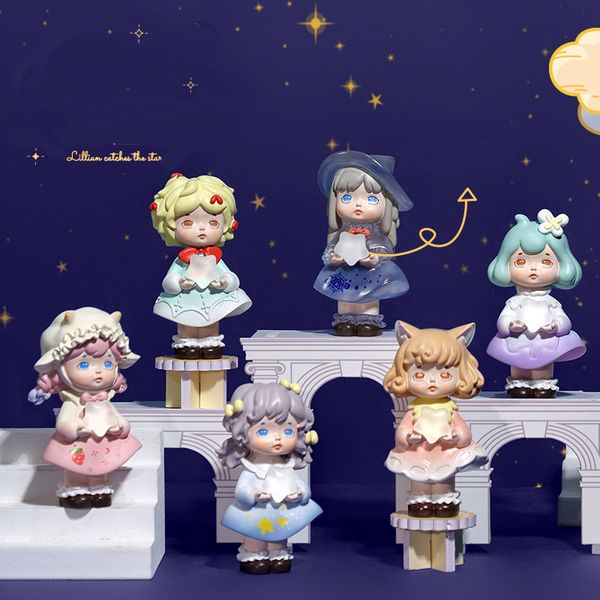 figura colecionáveis ​​minifiguras belic box brinquedos misteriosos figura kawaii modelo caia misteriosa amor boneca de boneca para garotas presente de aniversário presente