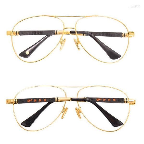 Mode Sonnenbrille Rahmen Vazrobe Gold Brillen Männlich Übergroße Gläser Männer Luxus Design Große Brille Für Empfang Brillen Seae22