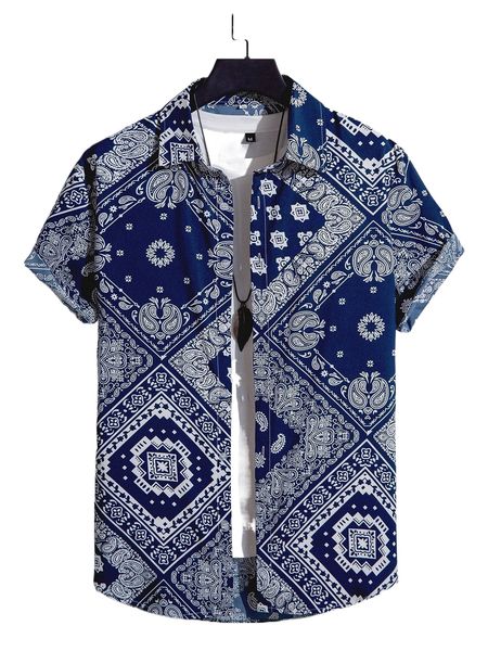 

men random scarf print shirt without tee u9qy#, White;black